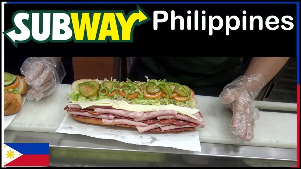 Subway Menu Philippine