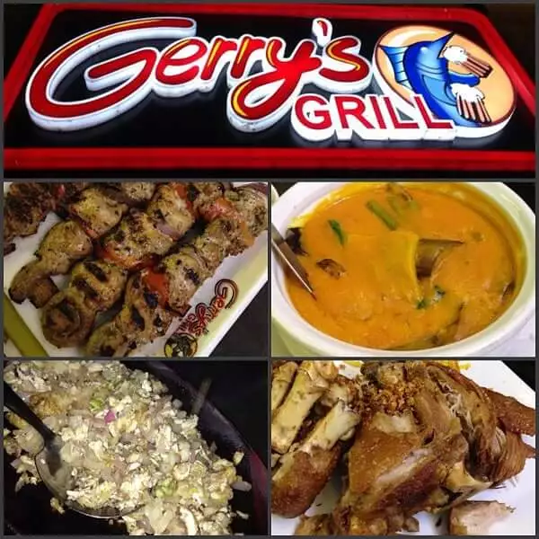 Gerrys grill menu