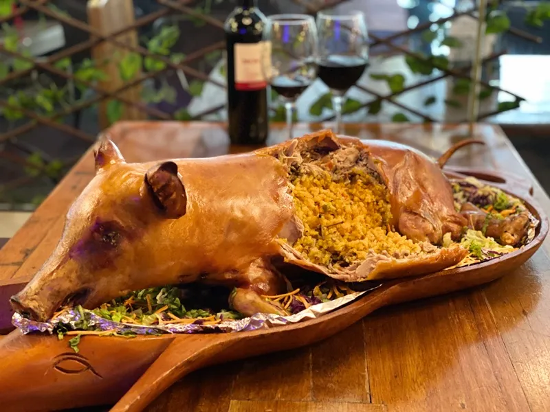 Barcino menu Philippines 2023 4 Cochinillo Stuffed with Paellajpg 800