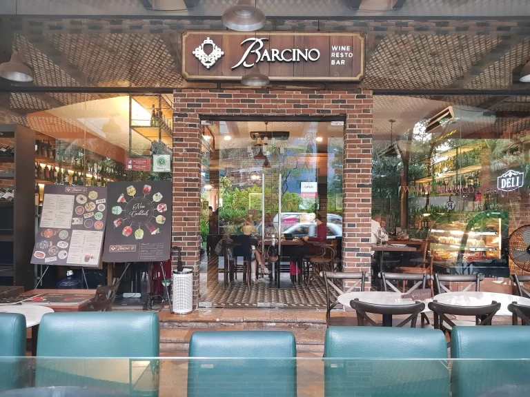 Barcino menu Philippines 2023