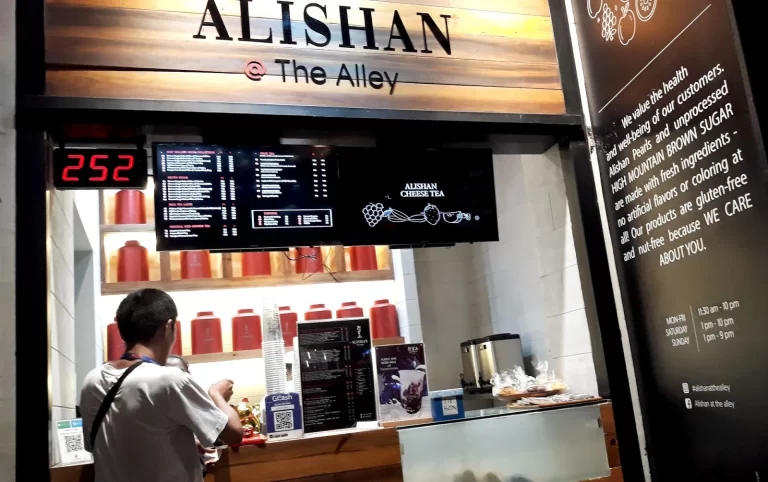 Alishan at The Alley menu Philippines 2023 