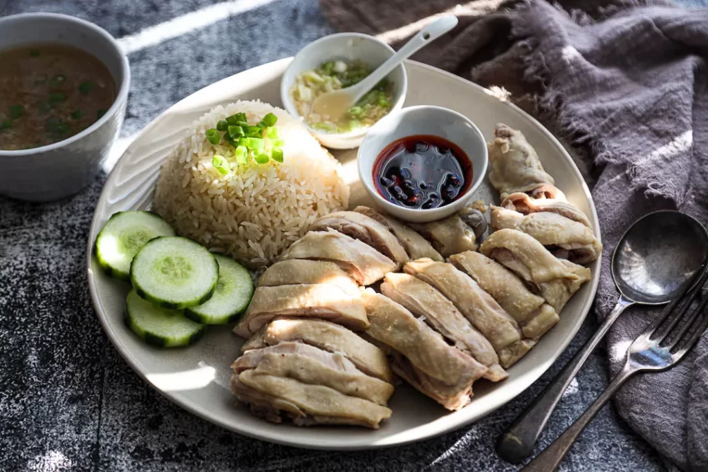 Hainanese Chicken Rice Wide