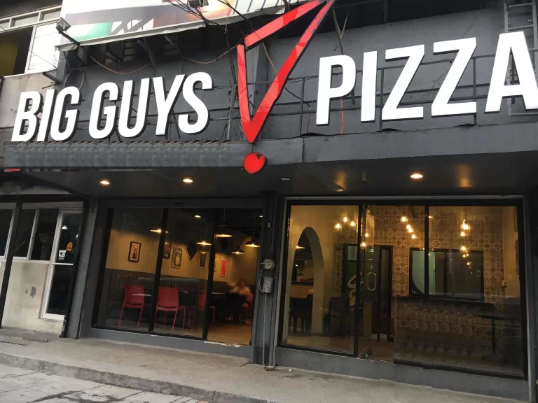 Big Guys Pizza Menu prices 2023 Philippines