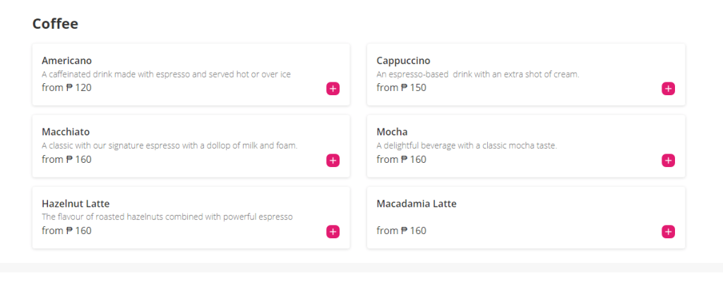 Foam Coffee Baguio Menu Prices Philippines 
