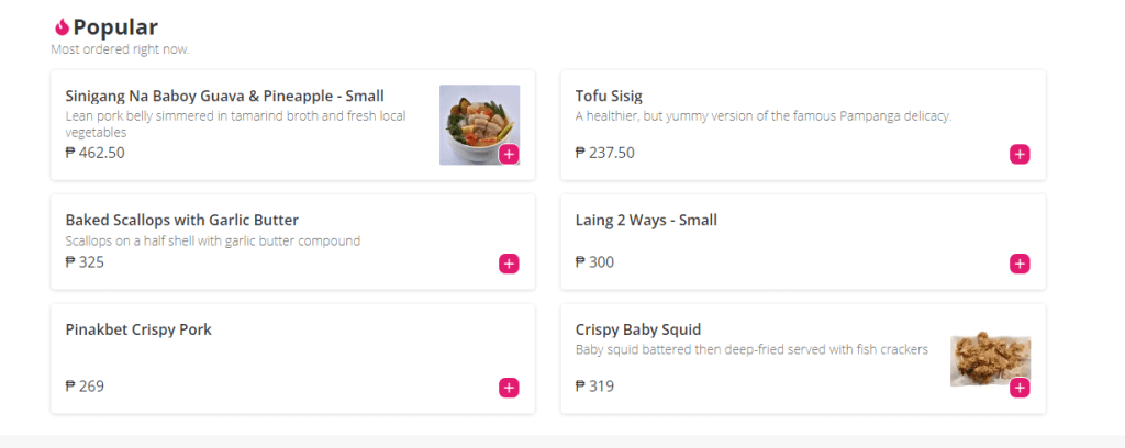 mesa Menu Prices Philippines 