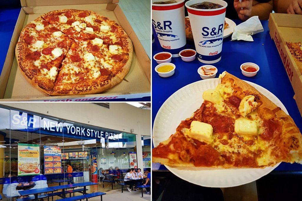 S&R New York Style Pizza Menu Prices Philippines 