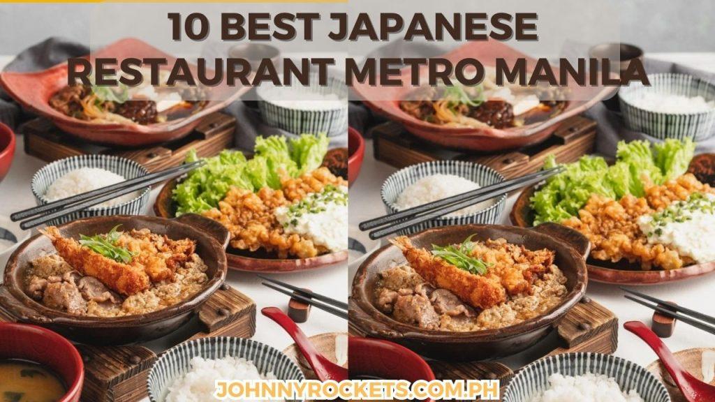 Best Japanese Restaurants in Metro Manila