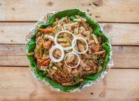 Pancit Lucban Chicken with Pesto Small Sa Bilao