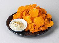 Sweet Potato Chips with Citrus Mayo