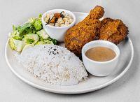 Umami Fried Chicken Rice Plate