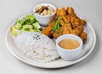 BB Chicken Crispers (White) Rice Plate