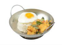 Salted Egg Chicken Rice