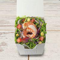 Protein Vegetable Wrap Grilled Shrimp