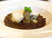 Bacalao with Lentils