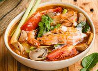 Shrimps in Hot & Sour Soup