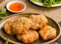 Shrimp Cakes with Sweet Chili Sauce