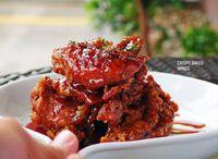 Crispy Baked Wings Chili-chili