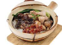 Chicken Mushroom Claypot Rice