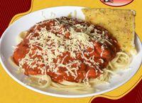 Meaty Spaghetti Platter