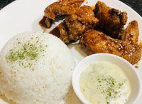 Wings + Rice + Drinks