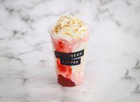 Blended Strawberry Cheesecake
