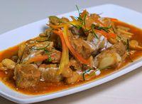 Young Spareribs in Panang Curry