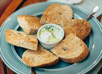 Grilled Kesong Puti with Batard Bread