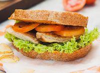 Fish & Bell Pepper Sandwich