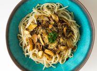 Aglio Olio Pasta With Smoked Pulled Pork