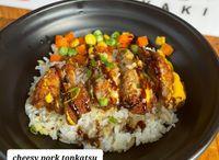 Cheesy Pork Tonkatsu Rice Meal