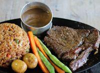 Sizzling Half Steak