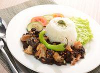 Crispy Lechon Dinuguan With Rice