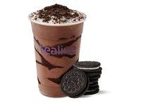 Chocolate Lava Frappe With Oreo Cookies