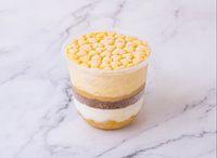 Mango Ice Cream Cake In A Cup