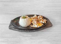 Sizzling Chicken Sisig With Rice