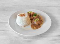 Crispy Lechon Paksiw With Rice