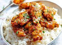 Buffalo Chicken with Rice