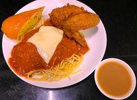 MM4. Fried Chicken with Spaghetti