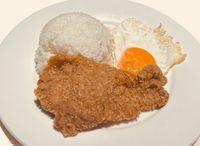 Porkchop With Rice And Egg