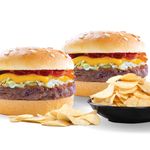 Buy 1 Take 1 Bacon Cheese Burger With Leslie's Premium Chips