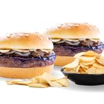 Buy 1 Take 1 Black Pepper Burger With Leslie's Premium Chips