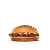 Flame-Grilled BBQ Hamburger