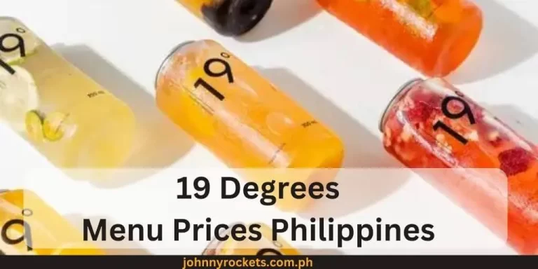 19 Degrees Menu Prices Philippines January 2024