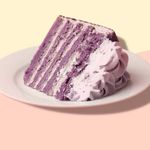 Ube Cake Sliced