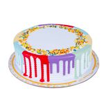 Rainbow Cake 8in