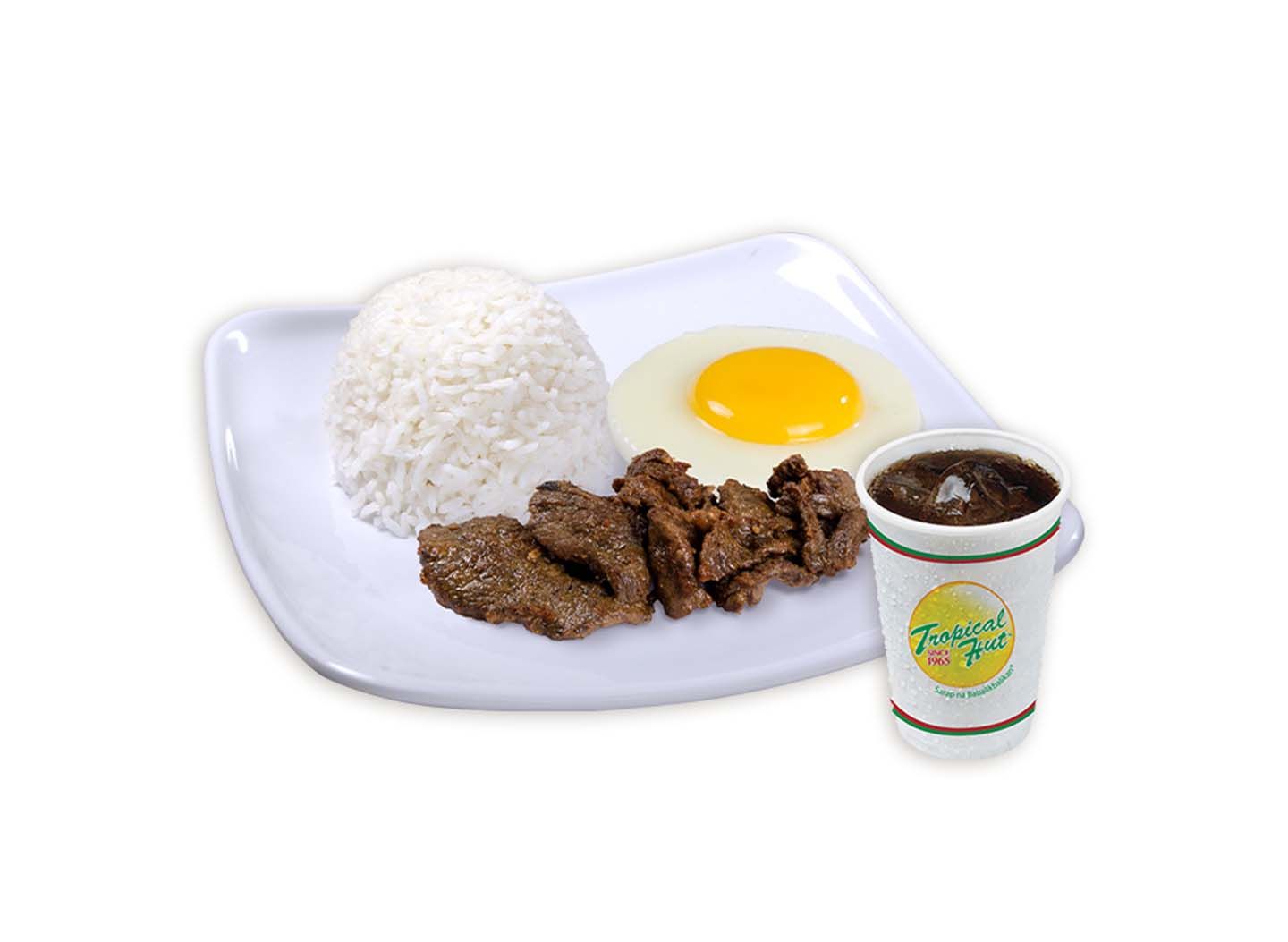 Tapa, Egg, Rice, Regular Softdrink - Value Meal