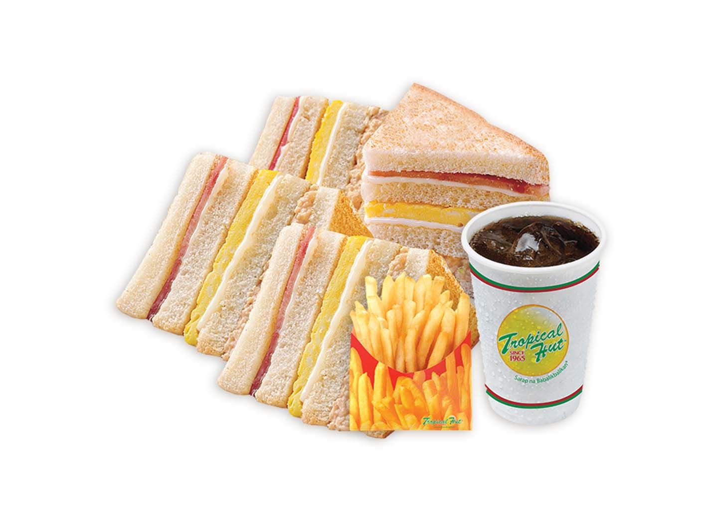 Clubhouse Sandwich, Reg.French Fries, Regular Softdrink - Value Meal