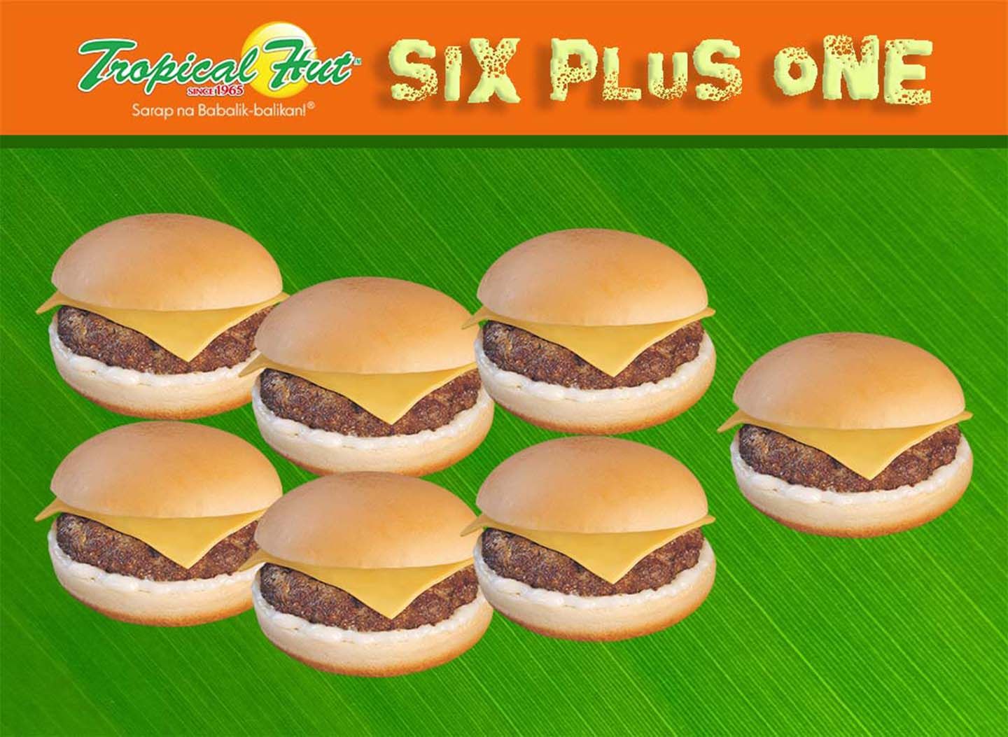 6+1 Regular Cheeseburger Free