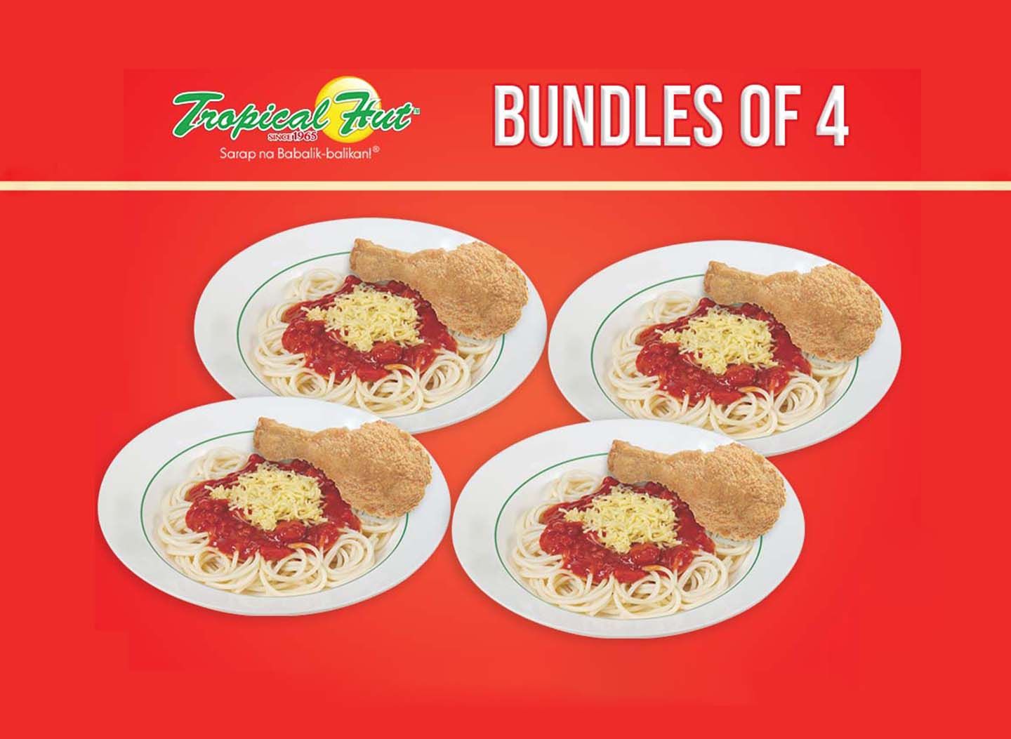 Bundle 2 - 4 Pieces Spaghetti with Chicken