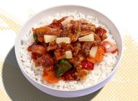Sweet and Sour Fish Fillet Bowl